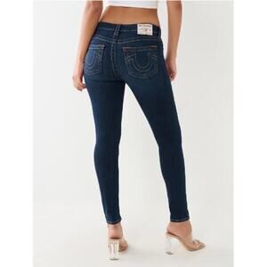 True Religion 'Jennie Curvy' Mid Rise Skinny Size 26 Indigo